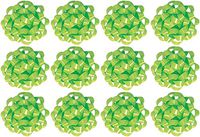 The Gift Wrap Company  Decorative Confetti Gift Bows, Medium, Lime, pack of 12