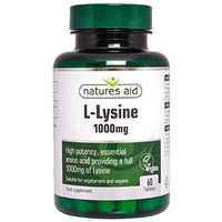 Natures Aid L-Lysine 1000 mg 60 Tablets