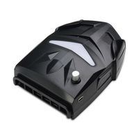 FixtureDisplays Laptop Cooling with Vacuum Fan, USB Powered, Wind Control, Quiet Operation, Ultra-Portable Radiators,CPU Cooler, Fan Heat Sink for Notebook, Laptop 16807