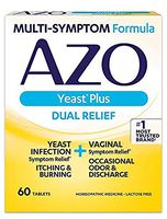 AZO Yeast Plus Tablets, 60 Count