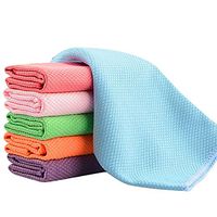 Ivens Home Microfiber Cleaning Cloth Household Rag Kitchen Dish Cloth & Dish 6 Pack Towel Household Multi Purpose Cleaning Tool 12x16inch