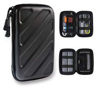 EVA Hard Protective Portable External Charger Power Bank Shock Proof Travel Storage Case Bag Cover for Nikon Coolpix Series Digital Cameras Diabetic Organizer