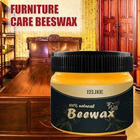 Futurelove Wood Seasoning Beewax - Traditional Beeswax Polish for Wood & Furniture, 2020 All Natural Beeswax Cleaner Wood Beeswax Furniture Polish Care Wood Conditioners, Waxes & Oils (1PC Beewax)