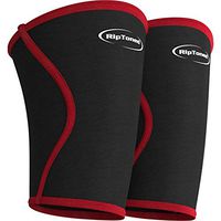 Knee Sleeves 7mm - Rip Toned -(PAIR) Neoprene Compression & Support -Weightlifting, Powerlifting, Bodybuilding, Strength & Weight Lifting Training -Men & Women -Squats Deadlift, Pain Relief, Arthritis