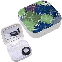 Portable Contact Lens Case Box Travel Kit Mirror + Bottle + Tweezers Container Holder [ Burst ]