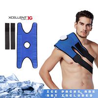 Xcellent Global Ice Bag Elastic Strap for Pain Relief Therapy Adjustable for Shoulder Waist Knee (Ice Bag NOT Included) HG219