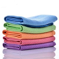 Blppldyci 5 Pcs Thick Microfiber Cleaning Cloth, Odourless Cleaning Towels, High Absorbent Rags For Cleaning Glass, Kitchens, Bathrooms, Automotive
