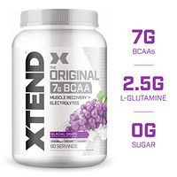 XTEND Original BCAA Powder Glacial Grape | Sugar Free Post Workout Muscle Recovery Drink with Amino Acids | 7g BCAAs for Men & Women| 90 Servings