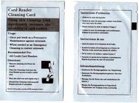 25pk Magnetic Credit Card Reader Swipe Cleaning Cards (Dual Side)