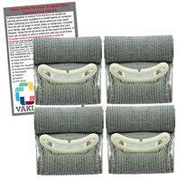 4'' First Aid Combat Pressure Bandage (4 Pack) + Vakly 1st Aid Kit Guide