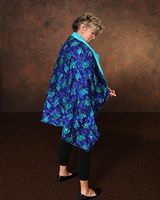 Body Blanket - Microwave Hot Pack - Batik Turtle - by Grampa's Garden