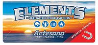 Elements 1¼ Artesano Ultra Thin Rice Rolling Papers - 15pc Display