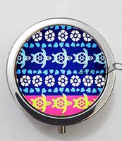BlackKey Turtles Tortoise Pattern 3-Compartment Decorative Pocket Gift Box Case Organizer for Pill, Color 1 -1294