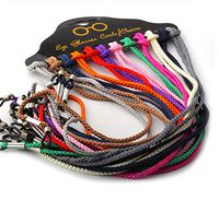 EUBUY Braided Set of 12 Pcs Colorful Nylon Eyeglass Cord Reading Sunglass Neck Strap Eyewear Retainer Rope Holder