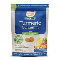 Healthy Delights Natural Turmeric Curcumin Chews, Tropical Fruit Flavor, 1 PACK ( 90 Count )