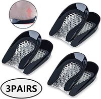 3 Pairs of Orthopedic Insole Insole/Heel Cup for Heel Pain/Dry Heel gingivitis/Ladies Heel Gel pad