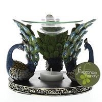 Oil Warmer Elegant Expressions Oil Warmer Aromatherapy Peacock Plume Oil Warmers