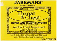Jakemans Honey Lemon Throat & Chest Lozenge Box