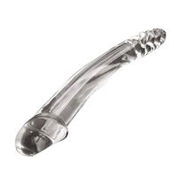 Crystal Glass Wand Dido Smooth Glass Clear Amal Plug Adult Six Toy Amus for Men Women