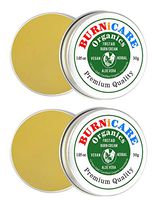 Burnicare Organics Burn Cream, First Aid Treatment, Truly Vegan, Two 30 Gram Tins, Aloe Vera, 5 Herbs, Soothes Inflamed Skin, Reduces Itching, Fast Pain Relief, Minor Wounds, Cuts, Scrapes, Bruises