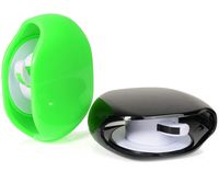 Earbuds Organizer, Cord Manager, Smart Automatic Cord Master, A Simple Pull Then Will Automatic withdraw, The Cord Must Press on The Automatic withdraw Button When Pull (Black+Green)