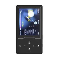Festnight RUIZU D08 8GB MP3 MP4 Digital Player 2.4 Inch Screen Music Player Lossless Audio & Video Player FM Radio Recording E-Book Reading TF Card Read & Play with Headphone