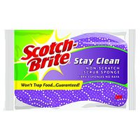 Scotch-Brite Stay Clean Scrub Sponge (Pack of 12)