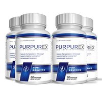 Purpurex - Reduce Existing Bruises and Bruising Associated with Solar or Senile Purpura 4 Bottles