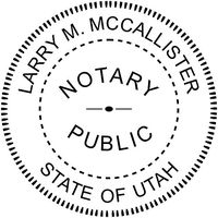 Utah Notary Seal Stamp