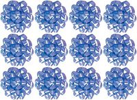 PMU Gift Bows Confetti, Medium, Light Blue (12/Pkg) Pkg/1