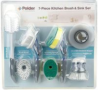 Polder 7-piece Kitchen Brush and Sink Set