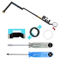 MMOBIEL Home Button Compatible with iPad 5 9.7 inch (White) incl. Flex Cable Connector incl. 2 x Screwdrivers