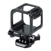 Vacally Rhodesy Protective Housing Frame Case for Gopro Hero 5 Session Hero 4 Session Camera, Plastic Case, Could Mount On Bicycles, Hand Rack, Helmet