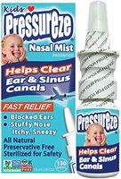 Pressureze Nasal Mist for Kids - 18 ml - (130 Sprays) - Fast, All Natural Relief from Sinus & Ear Pressure Symptoms, Congestion, Stuffy Nose, Blocked Ears, Nasal Drip