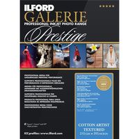 ILFORD 2004053 GALERIE Prestige Cotton Artist Textured - 13 x 19 Inches, 25 Sheets