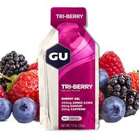 GU Energy Original Sports Nutrition Energy Gel, Tri-Berry, 8 Count Box