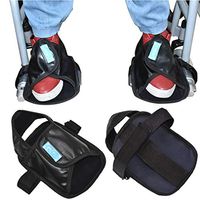Wheelchair Constraint Shoes - Medical Foot Non-Slip Proctors Washable Nonslip Wheelchair Pedal Wrap Footrest Cover Restraint Strap (1 Pair)