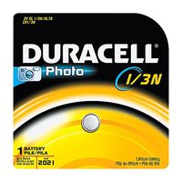 Button Cell Battery, 1/3 N, Lithium, 3V