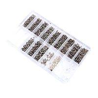 Screw Assortment Kit, Tiny Screw Eyeglass Sunglass Repair Kits Watch Repair Screws Stainless Steel Plastic Assortment Kit