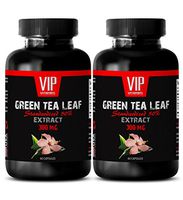 Weight Loss Vitamins - Green Tea Leaf Extract - Green Tea Extract Pills - 2 Bottles 120 Capsules