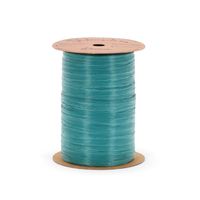 Berwick Offray 1/4'' Wide Matte Raffia Ribbon, Teal, 100 Yards