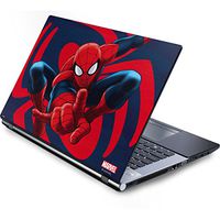 Skinit Decal Laptop Skin for Generic 12in Laptop (10.6in X 8.3in) - Officially Licensed Marvel/Disney Spidey Shooting Web Design