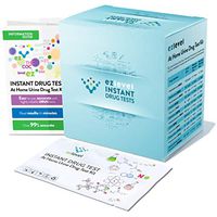 EZ Level 50 Marijuana THC Single Panel Drug Screen Test Kit Dip Card (50 Tests)