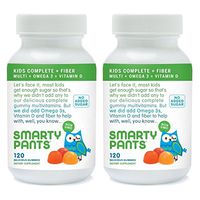 SmartyPants Kids Fiber Complete, Multi with Omega 3 and Vitamin D, 240 Count