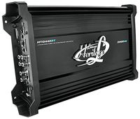 Lanzar Amplifier Car Audio, 2,000 Watt, 4 Channel, 2 Ohm, Bridgeable 4 Ohm, MOSFET, RCA Input, Bass Boost, Mobile Audio, Amplifier for Car Speakers, Car Electronics, Wireless Bluetooth (HTG448BT)