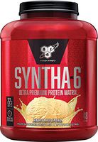 BSN SYNTHA-6 Whey Protein Powder, Micellar Casein, Milk Protein Isolate Powder, Vanilla Ice Cream, 48 Servings (Package May Vary)