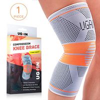 UGAIN Knee Brace for Women & Men. Compression Knee Sleeve for Crossfit, Running, Basketball, Weightlifting, Gym, Workout. Knee Wrap for Pain Relief, Meniscus Tear, Arthritis, ACL, MCL (X-Large)