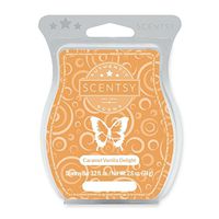SCENTSY CARAMEL VANILLA DELIGHT SCENTSY WAX BAR FOR WARMER