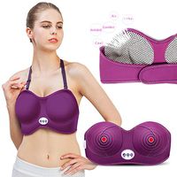 Electric Heated Breast Enlargement Bra Machine, Vibrating Chest Massager, Breast Enhancement Body Care Massager