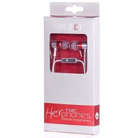 Subjekt HerPhones Petite Earbuds with Mic for Women (Red)